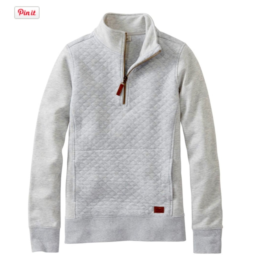 L.L.Bean Women’s Quilted Quarter-Zip Pullover